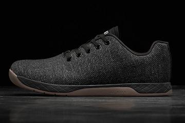 Women's Nobull Heather Dark Gum Trainers Black / Dark | SG U3089Z